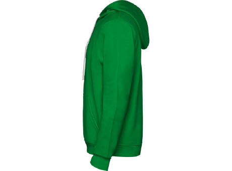 URBAN HOODED SWEATSHIRT S/3/4 KELLY GREEN/WHITE