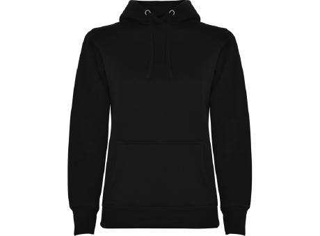 URBAN WOMAN HOODED SWEATSHIRT S/S BLACK