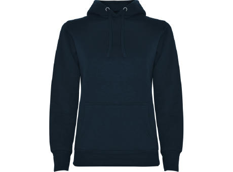 URBAN WOMAN HOODED SWEATSHIRT S/S NAVY BLUE