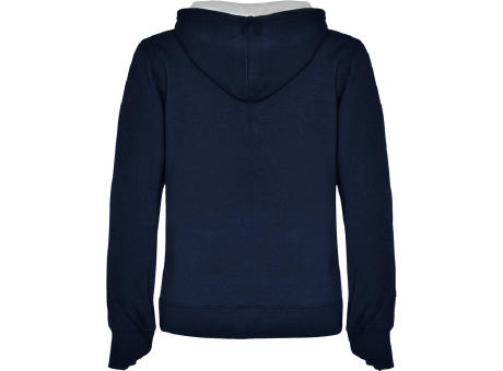 HOODIE URBAN WOMAN S/S NAVYBLAU/ GRAUMELIERT