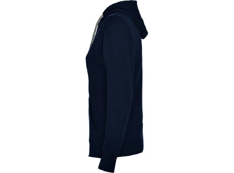 HOODIE URBAN WOMAN S/S NAVYBLAU/ GRAUMELIERT