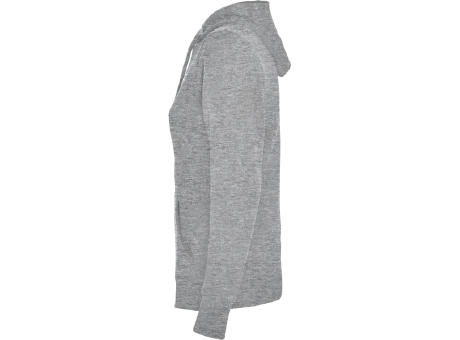 URBAN WOMAN HOODED SWEATSHIRT S/S HEATHER GREY