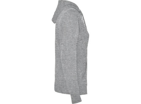 URBAN WOMAN HOODED SWEATSHIRT S/S HEATHER GREY