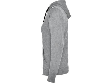 URBAN DAMEN SWEATSHIRT S/S GRAUMELIERT/SCHWARZ