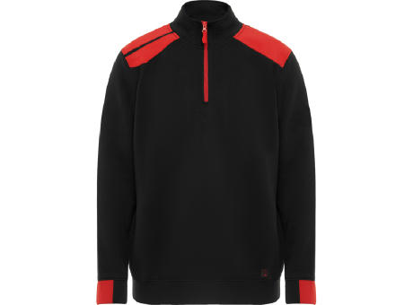 MAVERICK SWEATSHIRT S/S BLACK/RED