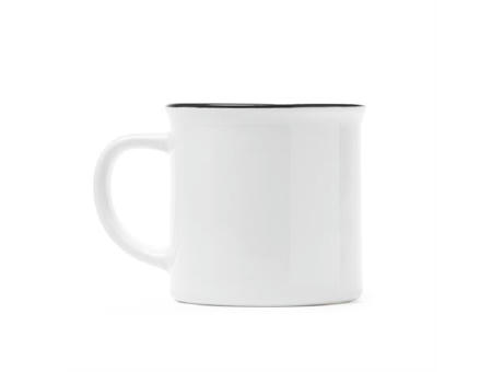 SUBLIMATION MUG KUMBO WHITE/BLACK