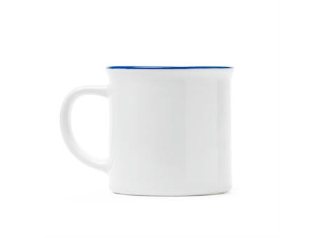 SUBLIMATION MUG KUMBO WHITE/ROYAL BLUE