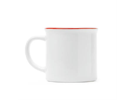 SUBLIMATION MUG KUMBO WHITE/RED