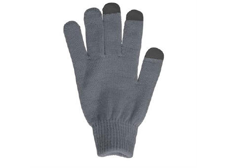 ZELAND TACTILE GLOVES HEATHER GREY