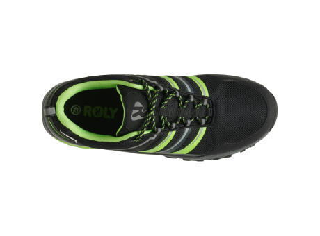 MARC TREKKING SHOES S/36 BLACK/FLUOR GREEN