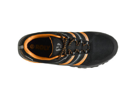 MARC TREKKING SHOES S/36 BLACK/FLUOR ORANGE