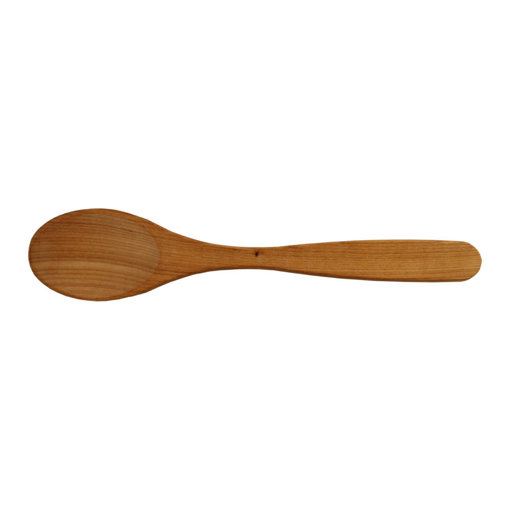 Kochlöffel oval aus Kirschholz