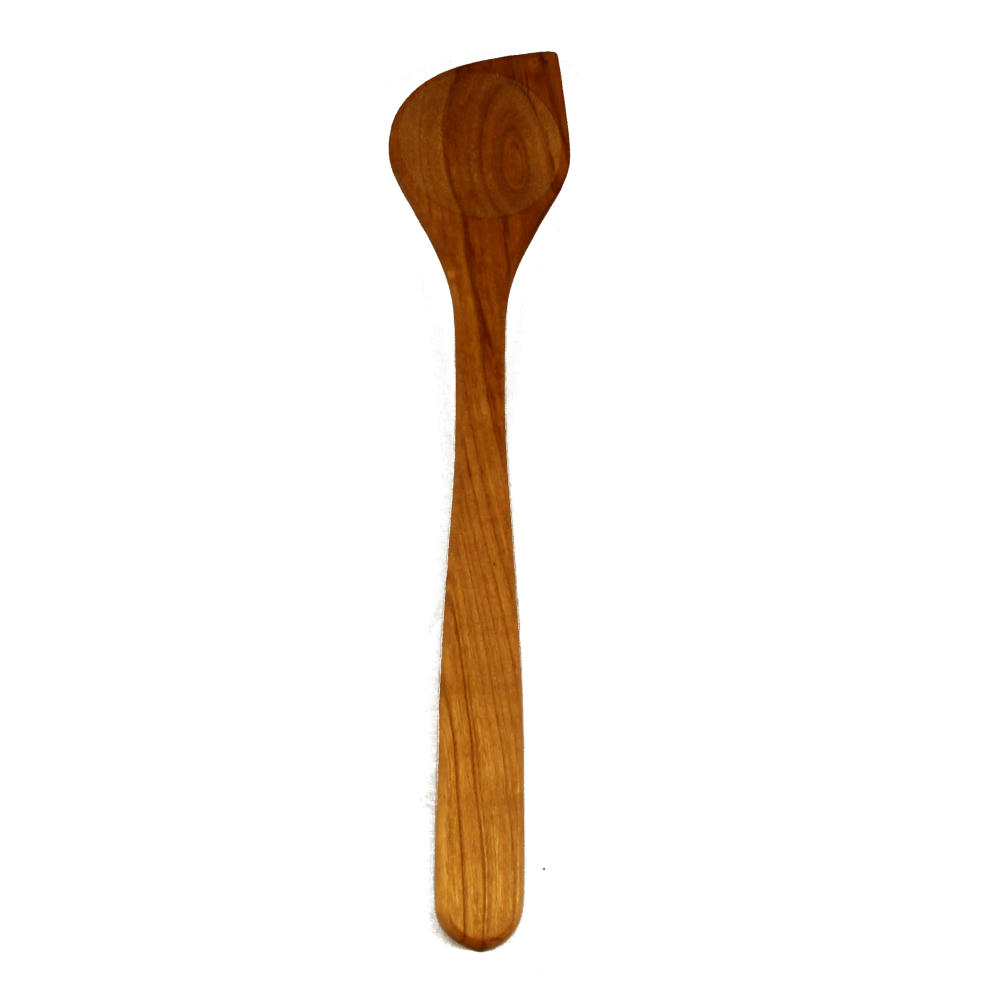 Kochlöffel m. Spitze aus Kirschholz