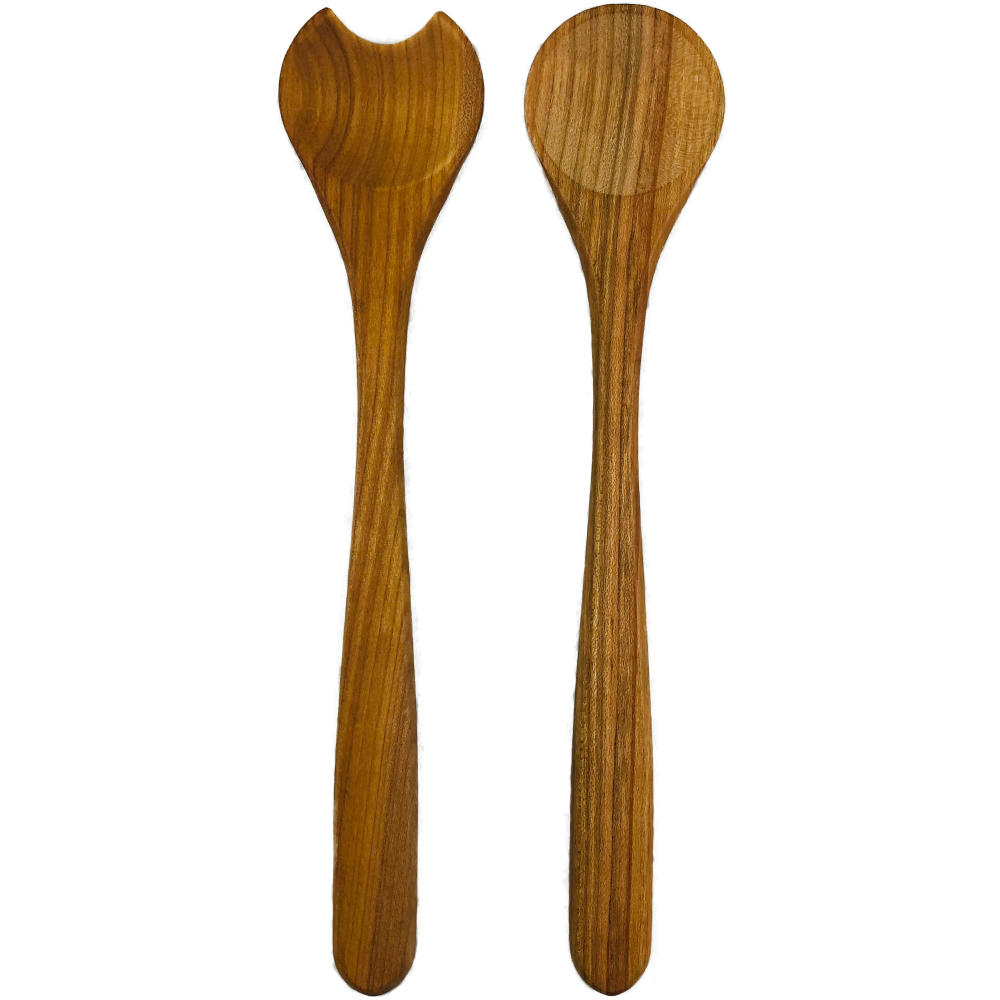 Salatbesteck Kirsche 2teilig