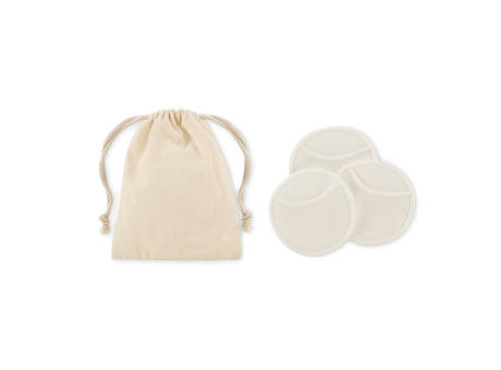 Reusable face cleaning pad set