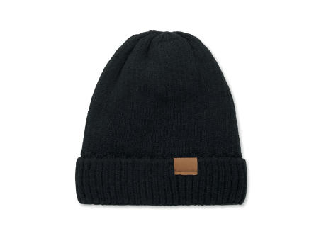 Beanie mit Bündchen