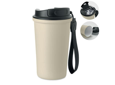 Becher recy. Edelstahl 400ml