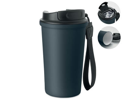Becher recy. Edelstahl 400ml