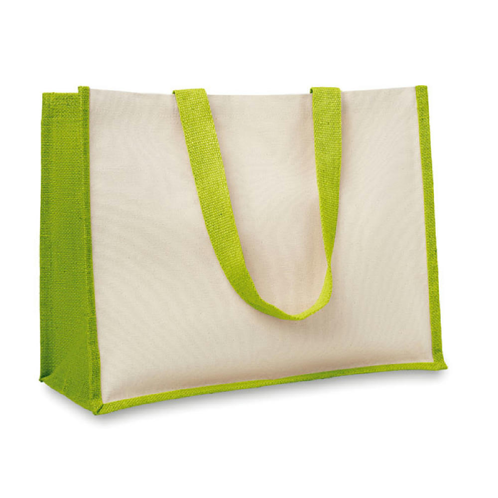 Jute/Canvas Shopper 