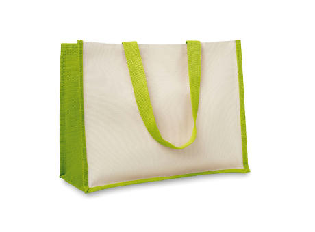 Jute/Canvas Shopper 