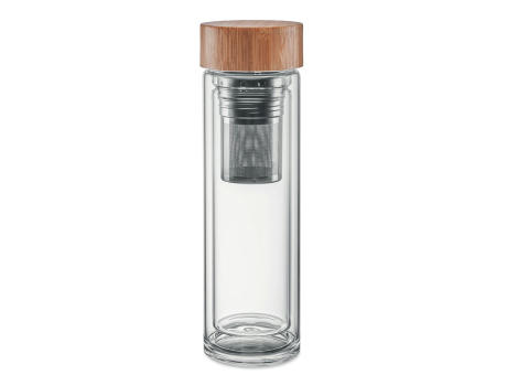 Trinkflasche Glas 400ml