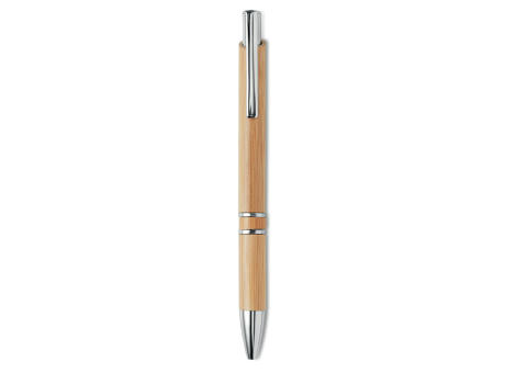 Druckkugelschreiber mit Bambus
