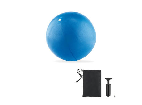 Small Pilates ball with pump