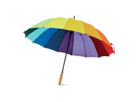 Regenschirm regenbogenfarbig