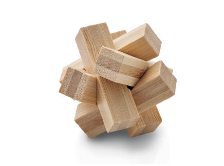 Holzpuzzle/Gehirnjogging Bambus