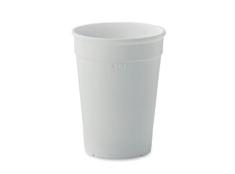 Recycelter PP-Becher 250 ml