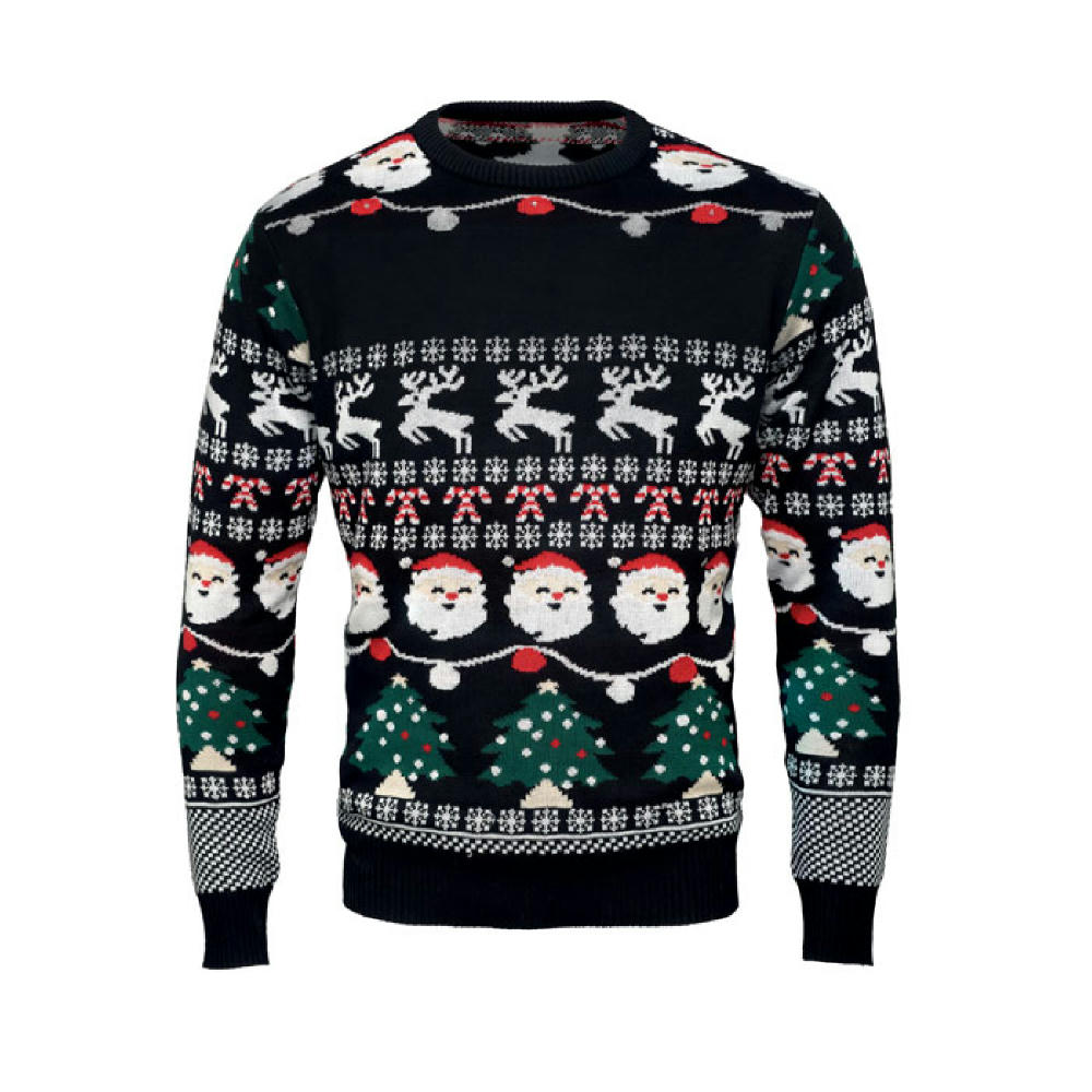 Weihnachts-LED-Pullover L/XL