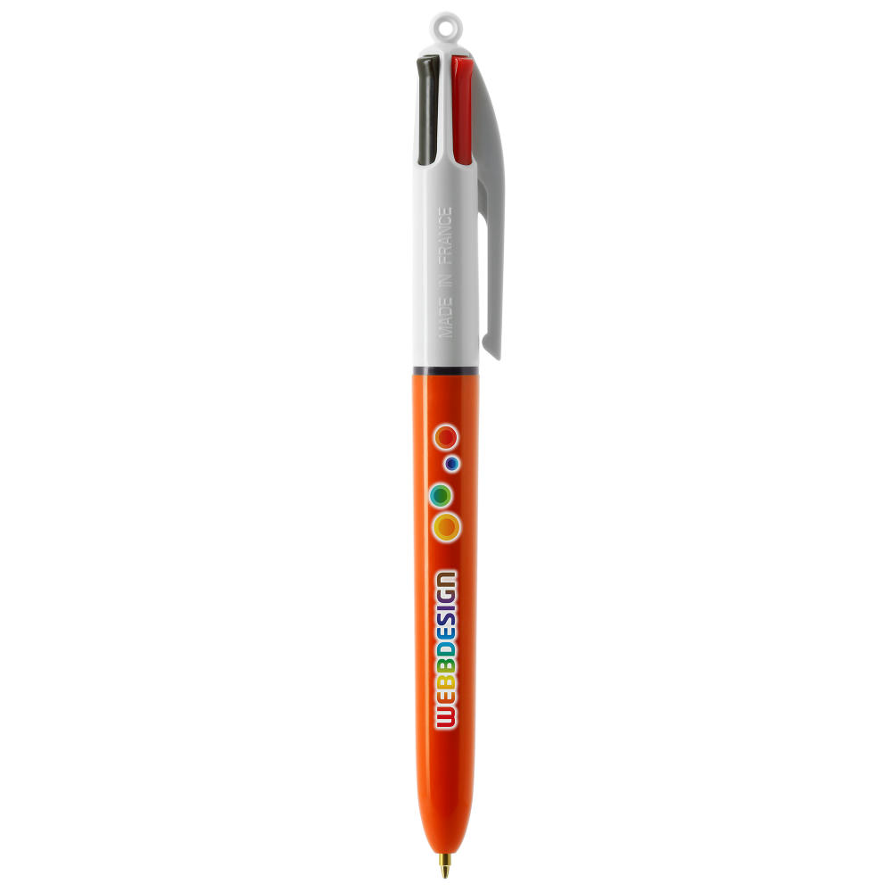 BIC® 4 Colours Fine bolígrafo + Lanyard