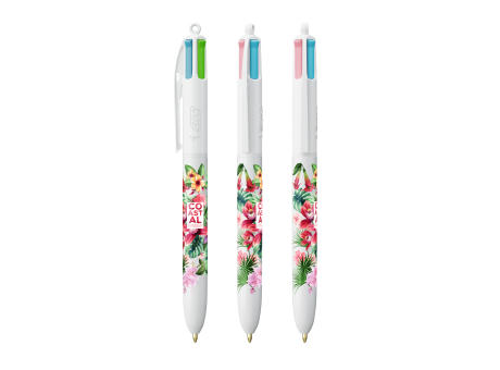 BIC® 4 Colours Fashion bolígrafo + Lanyard