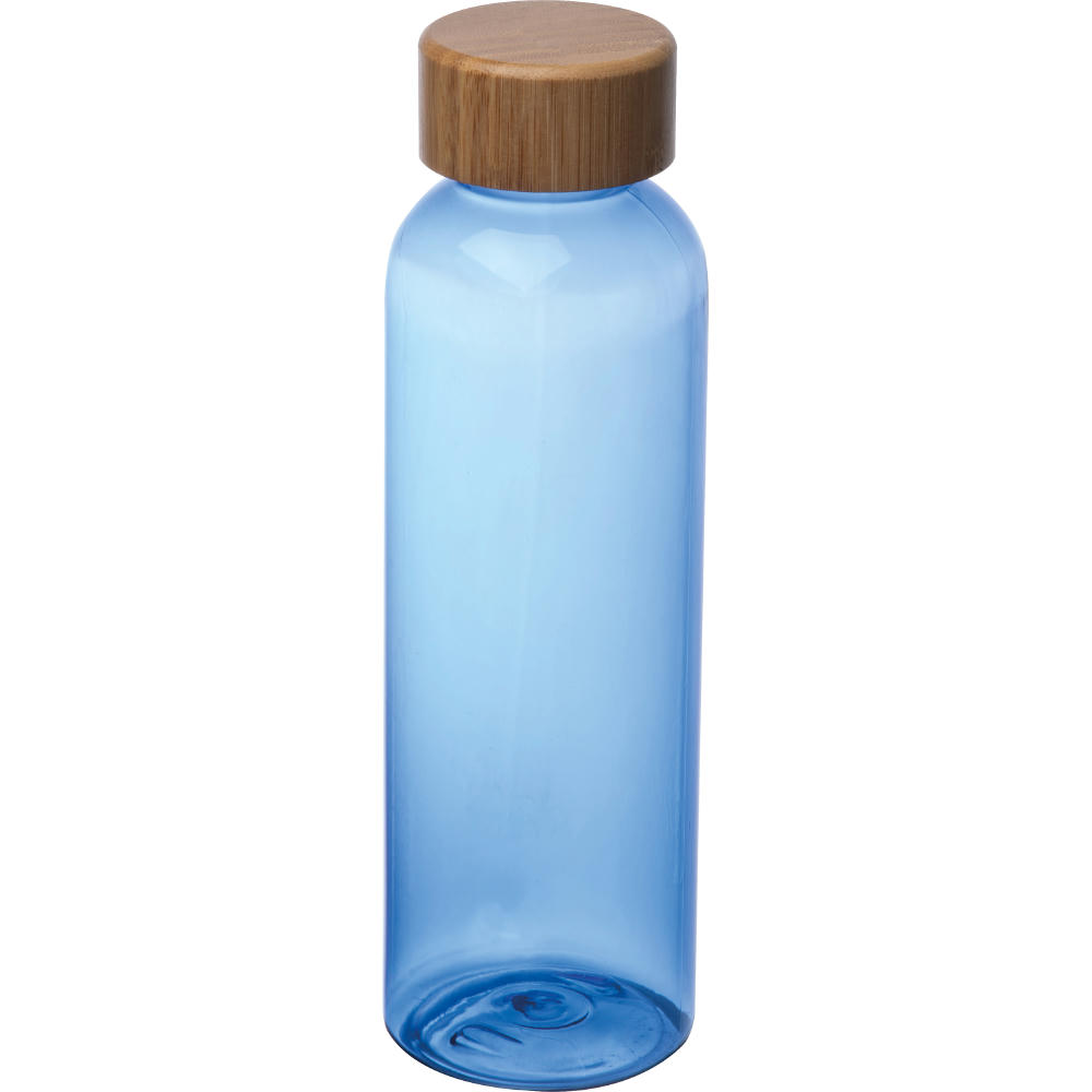 Trinkflasche aus PET mit Bambusdeckel, 500ml 