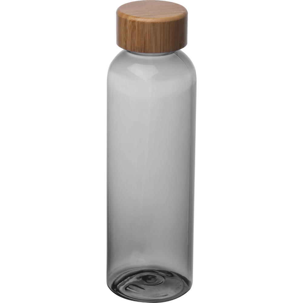 Trinkflasche aus PET mit Bambusdeckel, 500ml 