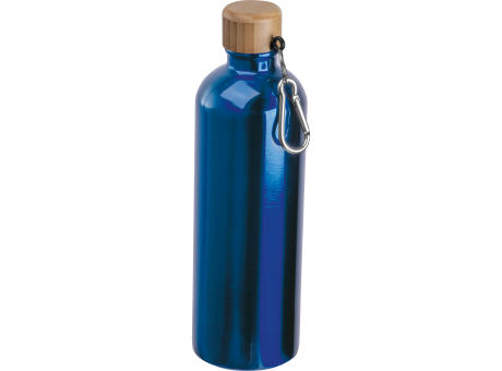 Edelstahltrinkflasche mit Karabiner, 750ml