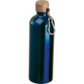 Edelstahltrinkflasche mit Karabiner, 750ml