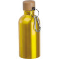 Edelstahltrinkflasche mit Karabiner, 400ml