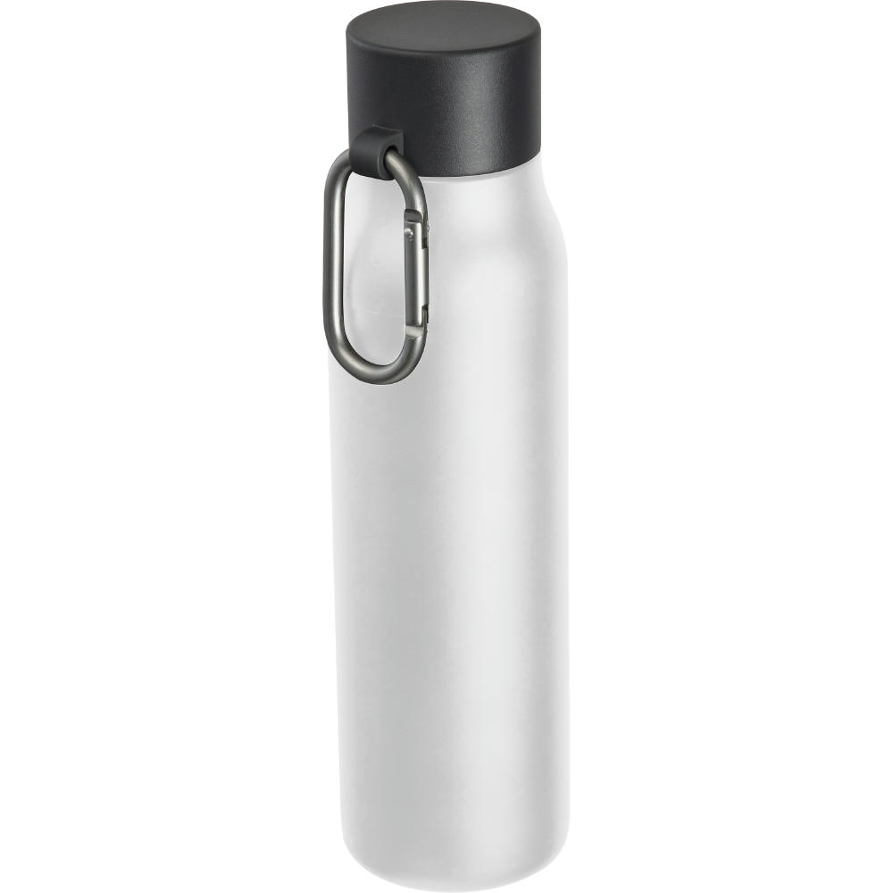 Trinkflasche mit Karabiner, 600ml 