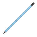 Bleistift mit Radiergummi in Metallic-Farben