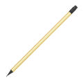 Bleistift mit Radiergummi in Metallic-Farben