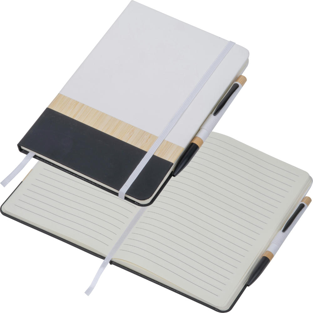 A5 Notizbuch mit Kugelschreiber