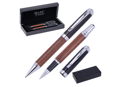 Mark Twain Holz Schreibset LORENZO