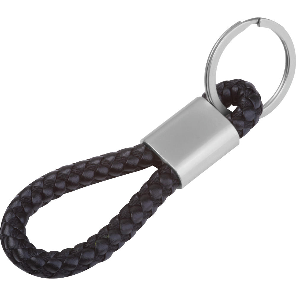 Metall-Schlüsselanhänger mit Kordel ERNEST