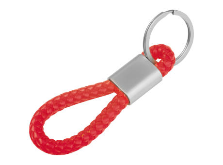 Metall-Schlüsselanhänger mit Kordel ERNEST