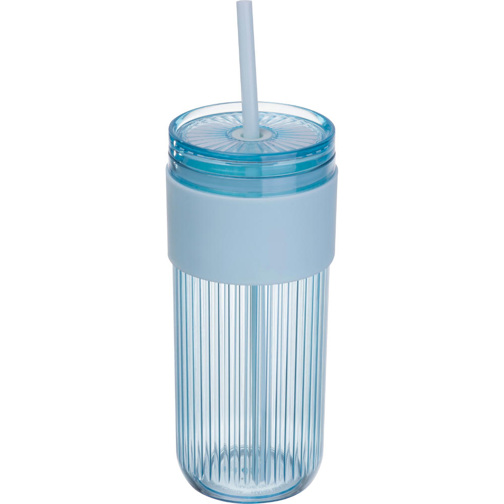 Becher mit Trinkhalm, 660ml SOLEDAD