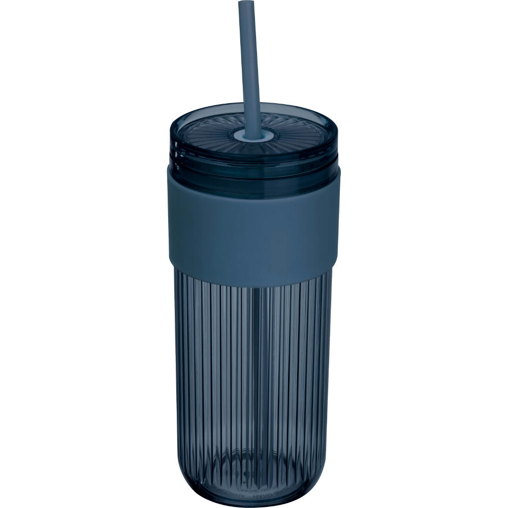 Becher mit Trinkhalm, 660ml SOLEDAD