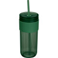 Becher mit Trinkhalm, 660ml SOLEDAD