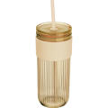 Becher mit Trinkhalm, 660ml SOLEDAD
