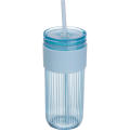 Becher mit Trinkhalm, 660ml SOLEDAD